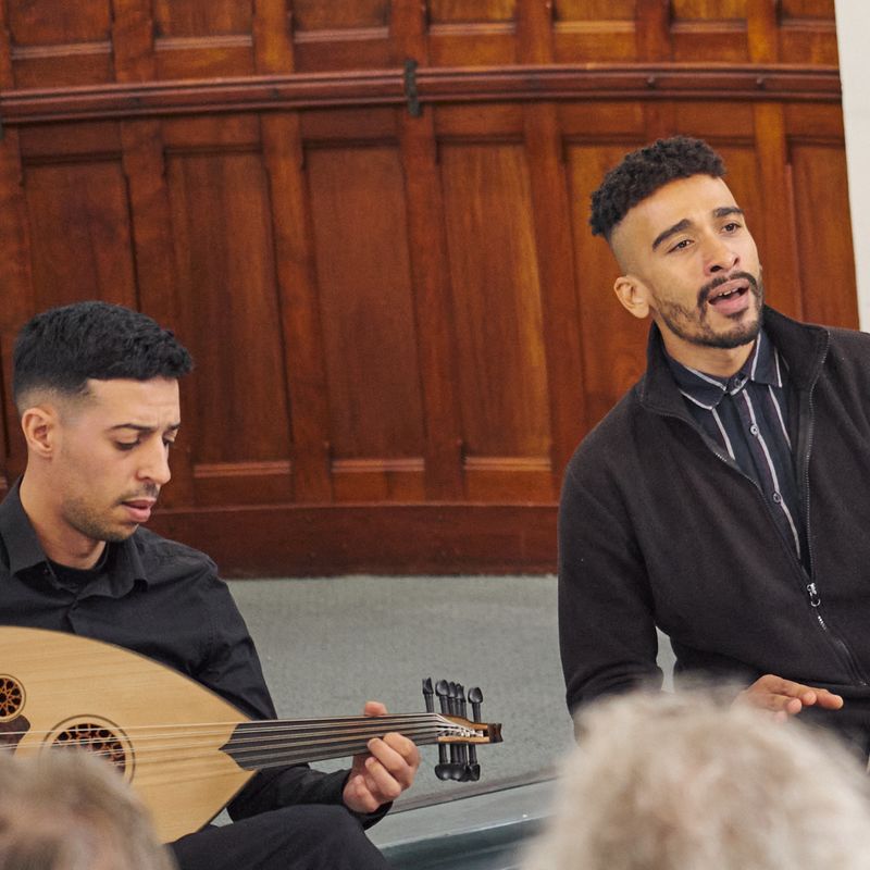 Hamza-Amrani & Dwight-Breinburg van Amsterdams Andalusisch Orkest